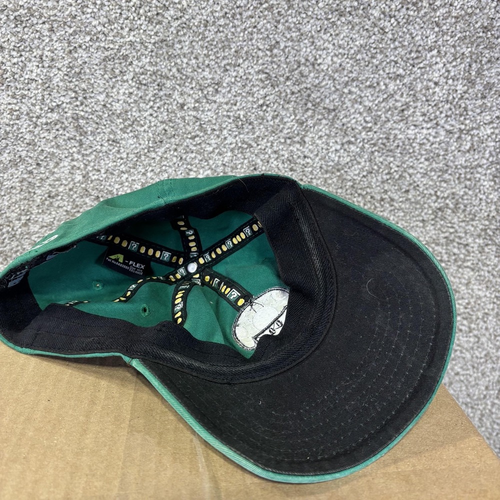 Vintage Anoma 1-Up Mushroom Hat Cap Fitted Mens One Size Green Nintendo Gaming - Picture 3 of 9